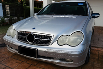 Mercedes C-class W203 2000-2007 Front Grille Diamond Silver photo 1