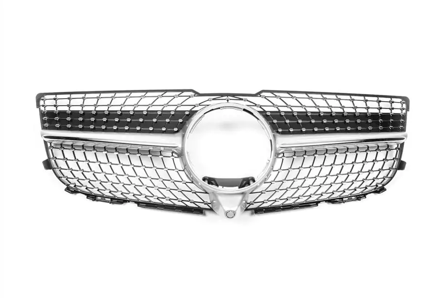 Mercedes GLK class X204 2008-2015 Front Grille Diamond Silver (2013-2015) Photo 2