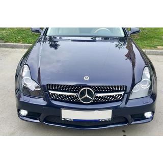 Front Grille (2005-2008, Diamond Silver) Mercedes CLS C219 2004-2010 photo 1