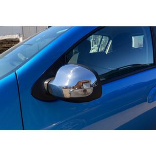 Mirror Covers (2 pcs, Stainless Steel) Renault Sandero 2013-2022 photo 2