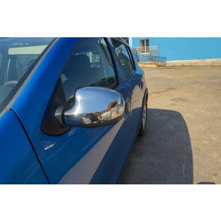 Mirror Covers (2 pcs, Stainless Steel) Renault Sandero 2013-2022 photo 1