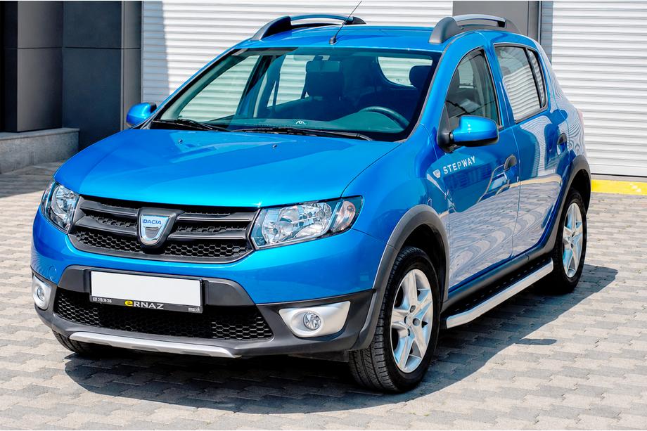 Renault Sandero 2013-2022 Side Steps Fullmond (2 pcs, Aluminum) Image