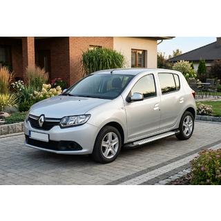 Side Steps Allmond Grey (2 pcs, Aluminum) Renault Sandero 2013-2022 photo 1