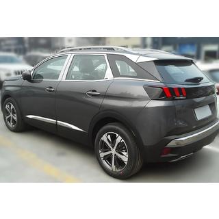 Stainless Steel Door Pillar Covers Peugeot 3008 2016-2023 photo 2
