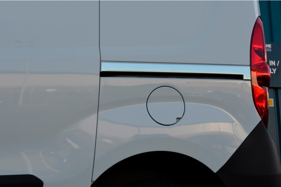 Fiat Doblo II 2010-2022 Wide stainless steel molding for sliding door (2 pcs) Photo 2