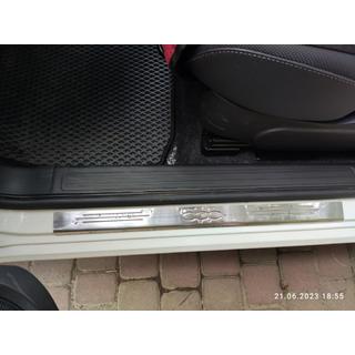 Door Sill Protectors 500 (Carmos, 2 pcs, Stainless Steel) photo 3