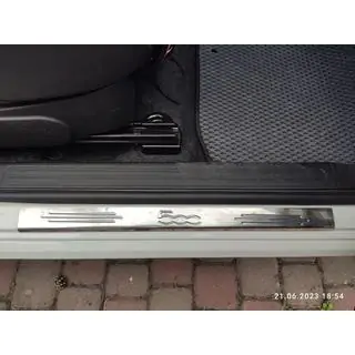 Door Sill Protectors 500 (Carmos, 2 pcs, Stainless Steel) photo 4