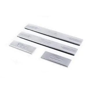 Door Sill Protectors 500L (Carmos, 4 pcs, Stainless Steel) photo 3