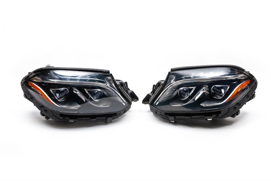 Mercedes GL/GLS class X166 2012-2019 Front headlights for GLS (2 pcs, original Mercedes-Benz) Photo 3