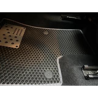 Polyurethane Floor Mats (3 Rows, EVA, Black) Volkswagen Sharan 2010-2023 photo 4