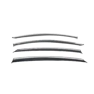 Window Deflectors with Chrome Trim HB (4 pcs, Niken) photo 2