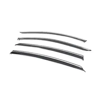 Window Deflectors with Chrome Trim HB (4 pcs, Niken) photo 1