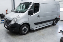 Renault Master 2011-2023 Side Steps Maya V2 (2 pcs, Aluminum) photo 1