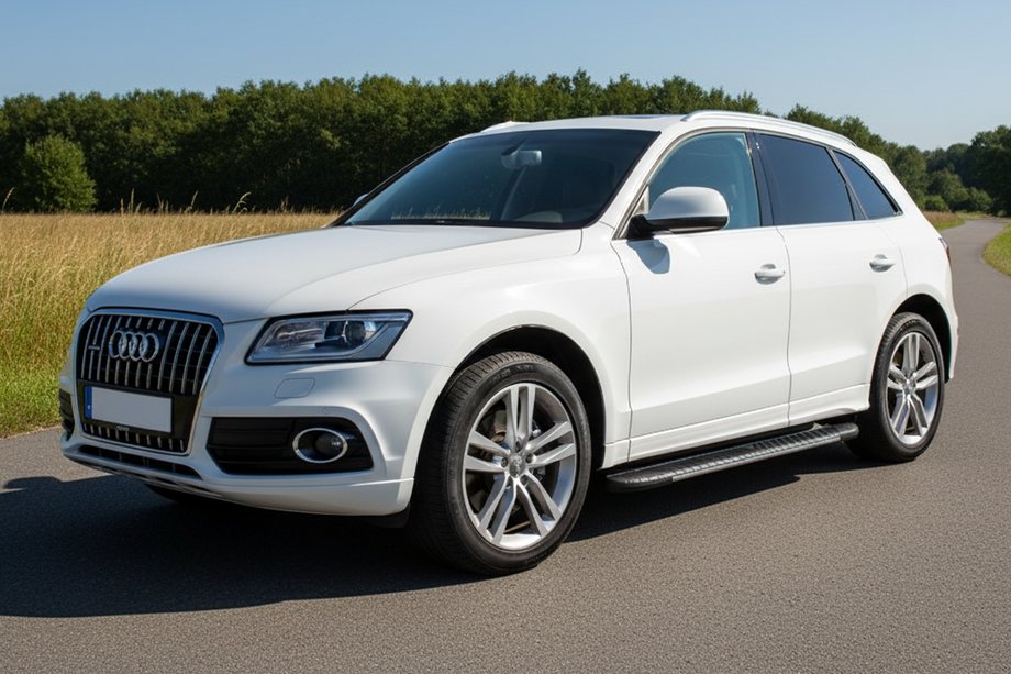 Audi Q5 2008-2017 Side Steps Bosphorus Grey (2 pcs, Aluminum) Image