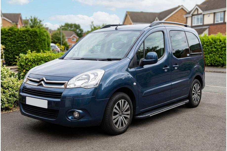 Citroen Berlingo 2008-2018 Side Steps Bosphorus Grey (2 pcs, Aluminum) Image