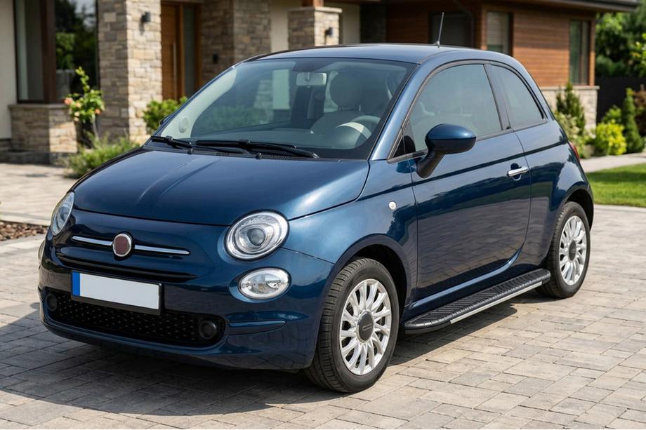 Fiat 500/500L 2013-2022 Side Steps Bosphorus Grey (2 pcs, Aluminum) Image