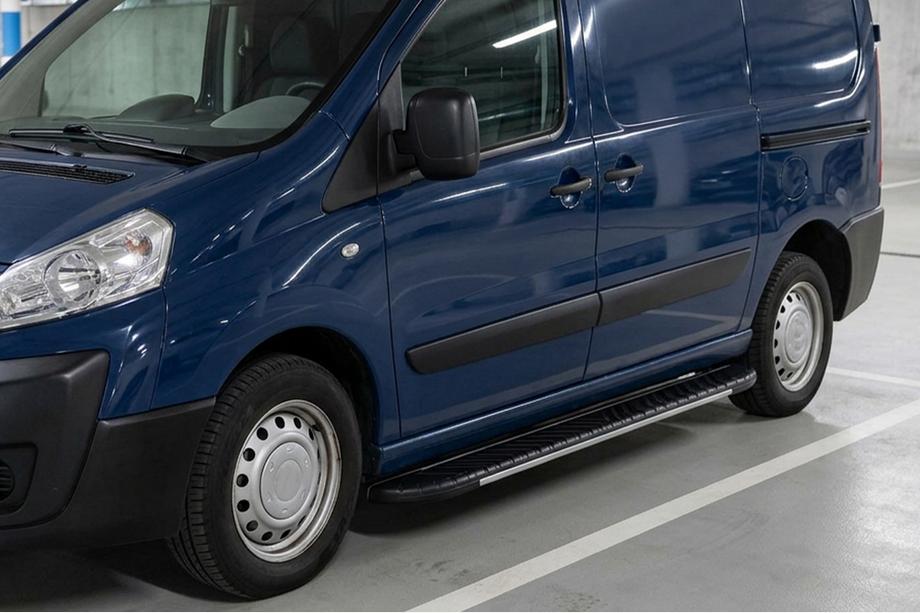 Fiat Scudo 2007-2015 Side Steps Bosphorus Grey (2 pcs, Aluminum) Photo 1