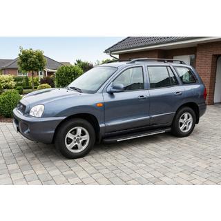 Side Steps Bosphorus Grey (2 pcs, Aluminum) Hyundai Santa Fe 1 2000-2006 photo 1