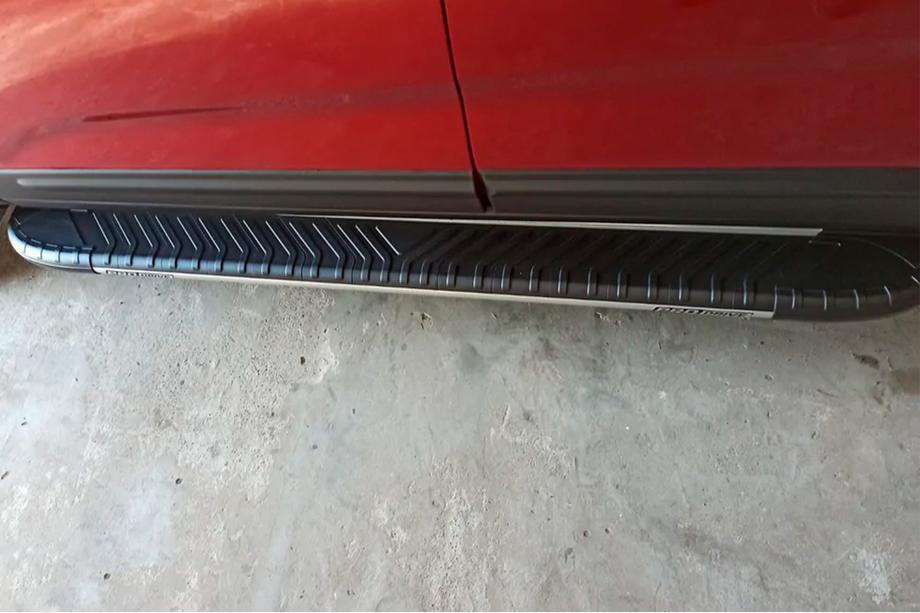 Kia Sorento II XM 2009-2014 Side Steps Bosphorus Grey (2 pcs, Aluminum) Photo 4