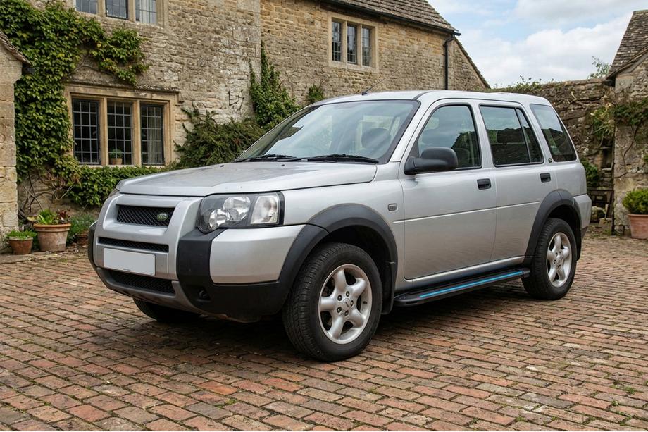 Land Rover Freelander I 1997-2006 Side Steps Maya Blue (2 pcs, Aluminum) Image