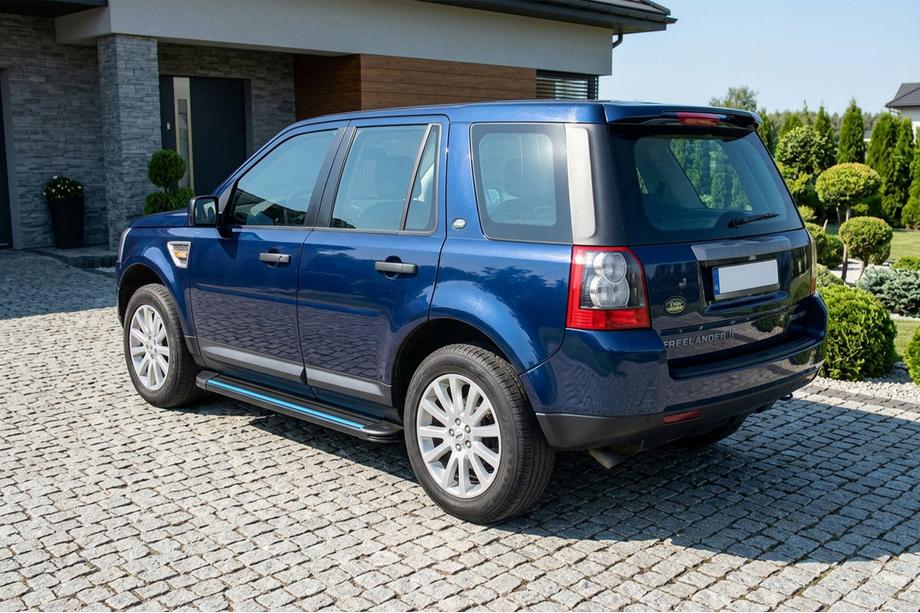 Land Rover Freelander II 2006–2014 Side Steps Maya Blue (2 pcs, Aluminum) Photo 1