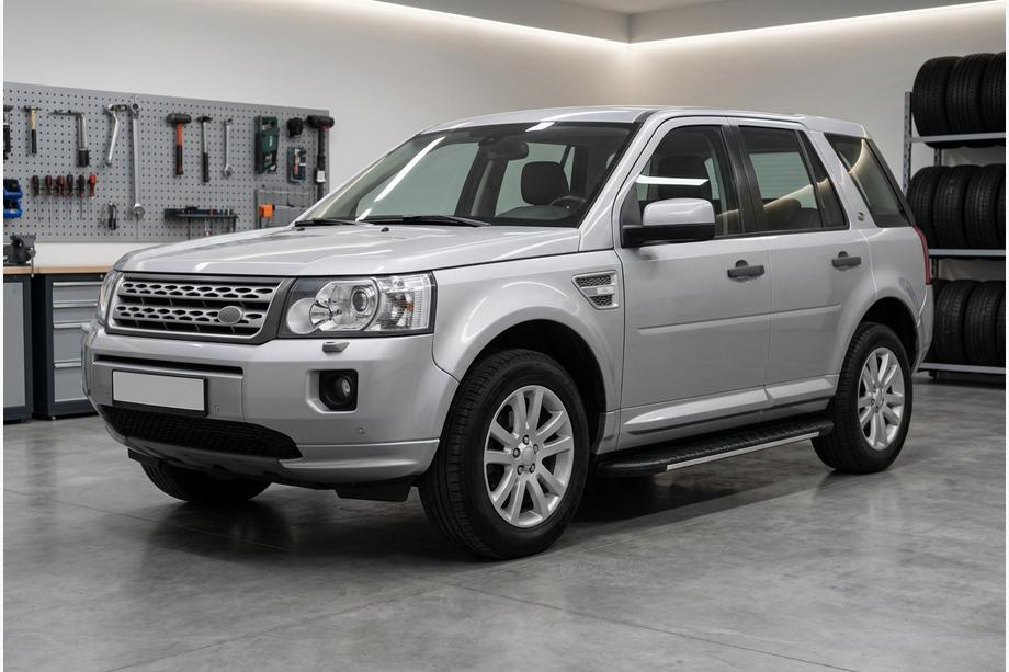 Land Rover Freelander II 2006–2014 Side Steps Bosphorus Grey (2 pcs, Aluminum) Image