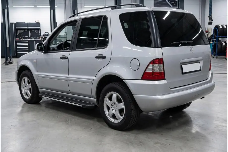 Mercedes ML W163 1997-2005 Side Steps Bosphorus Grey (2 pcs, Aluminum) Photo 1
