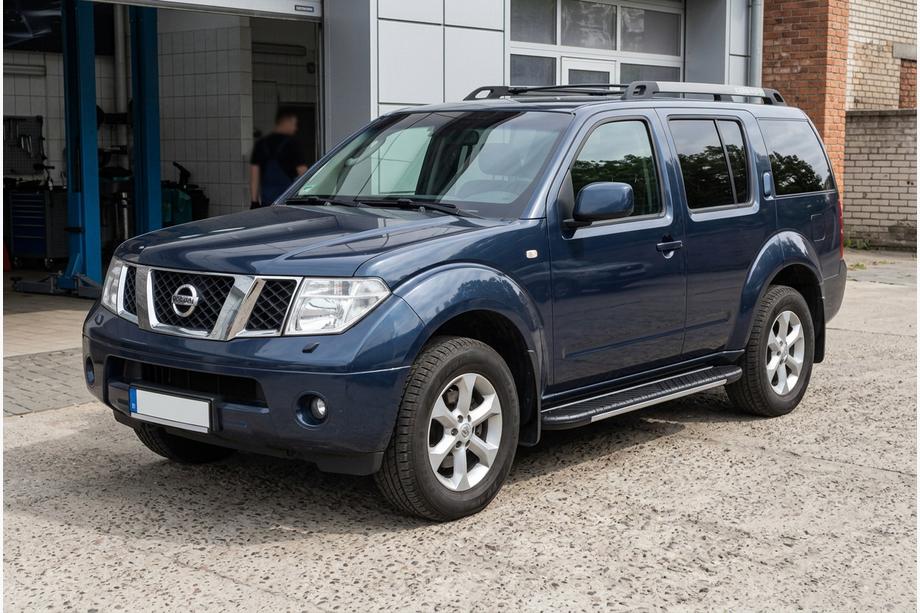 Nissan Pathfinder R51 2005-2014 Side Steps Bosphorus Grey (2 pcs, Aluminum) Image