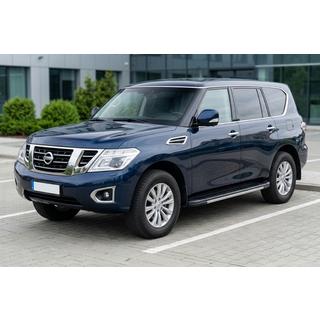 Side Steps Bosphorus Grey (2 pcs, Aluminum) Nissan Patrol Y62 2010-2024 photo 1