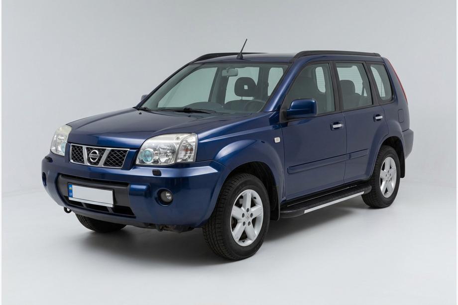 Nissan X-trail T30 2002-2007 Side Steps Bosphorus Grey (2 pcs, Aluminum) Photo 1