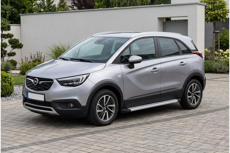 Opel Crossland X 2017-2024 Side Steps Maya V2 (2 pcs, Aluminum) Image