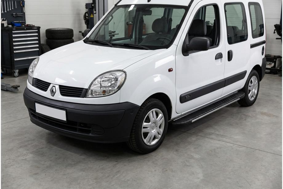 Renault Kangoo 1998-2008 Side Steps Bosphorus Grey (2 pcs, Aluminum) Image