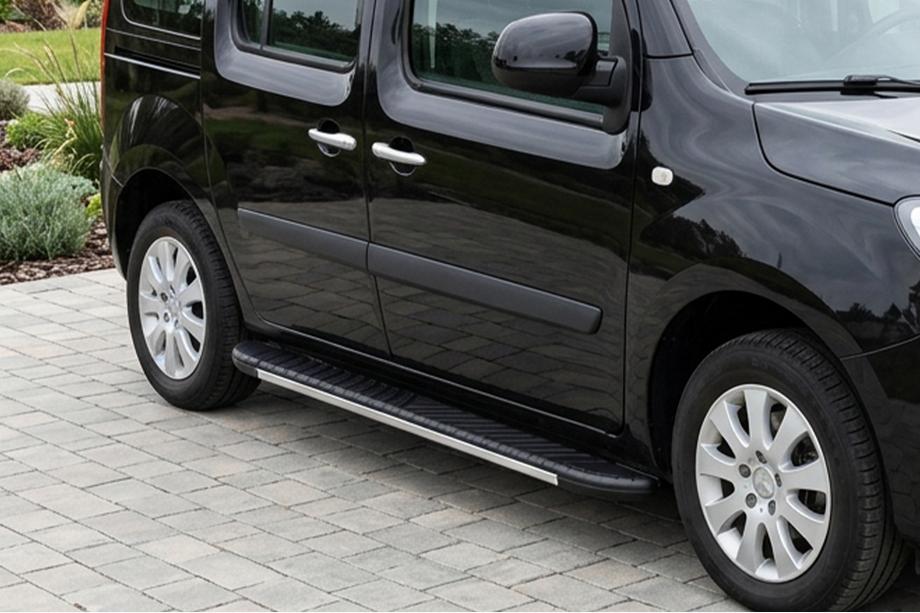 Renault Kangoo 2008–2020 Side Steps Bosphorus Grey (2 pcs, Aluminum) Image