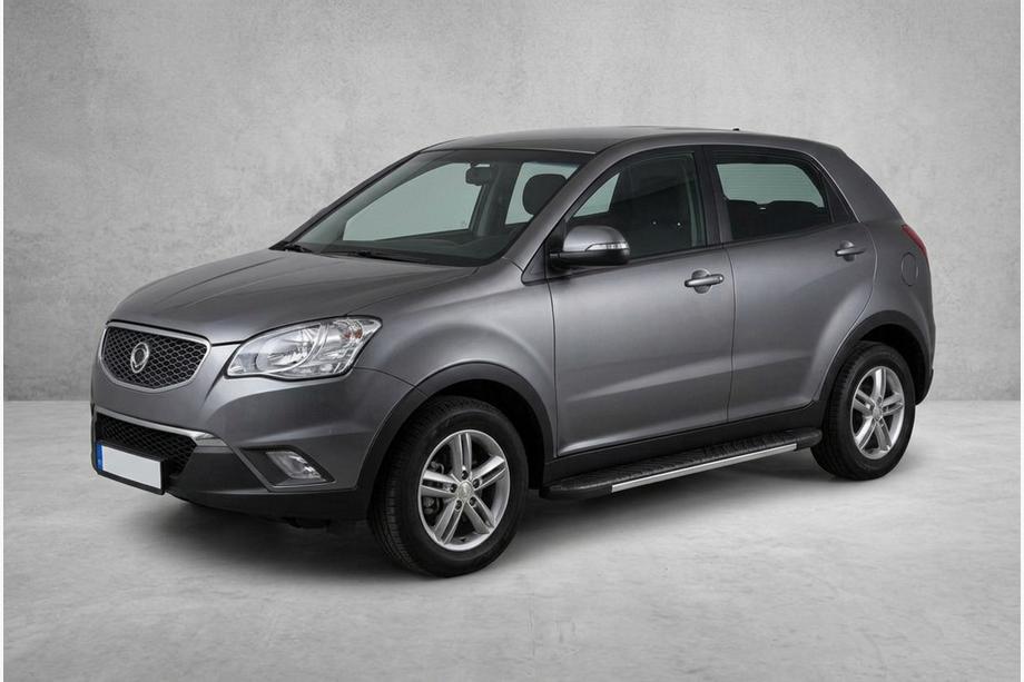 SsangYong Korando 2010-2019 Side Steps Bosphorus Grey (2 pcs, Aluminum) Photo 1