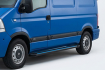 Renault Master 1998-2010 Side Steps Maya Blue (2 pcs, Aluminum) photo 1