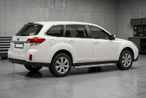 Subaru Outback 2009-2014 Side Steps Maydos V2 (2 pcs, Aluminum & Stainless Steel) photo 1