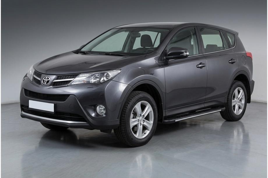 Toyota Rav 4 2013-2018 Side Steps Bosphorus Grey (2 pcs, Aluminum) Photo 1