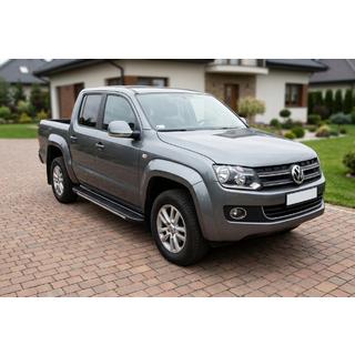 Side Steps Bosphorus Grey (2 pcs, Aluminum) Volkswagen Amarok 2010-2022 photo 1