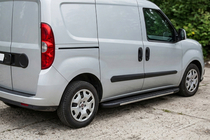 Opel Combo 2012-2018 Side Steps Bosphorus Grey (2 pcs, Aluminum) photo 1