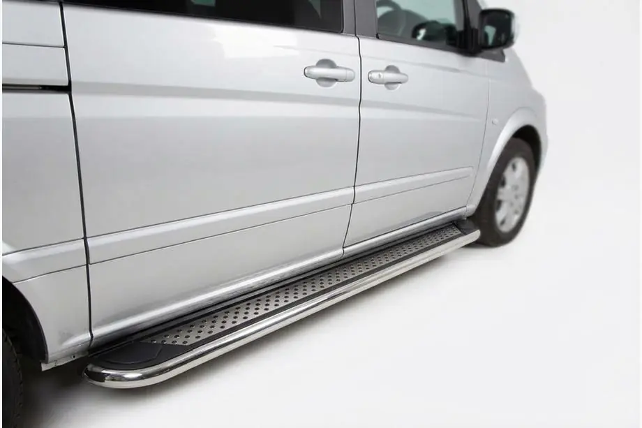 Mercedes Vito/V-class W447 2014- Side Steps Maydos V2 (2 pcs, Aluminum) Photo 1