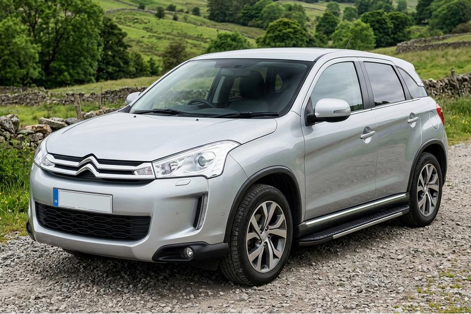 Citroen C-4 Aircross 2012-2017 Side Steps Bosphorus Grey (2 pcs, Aluminum) Photo 1