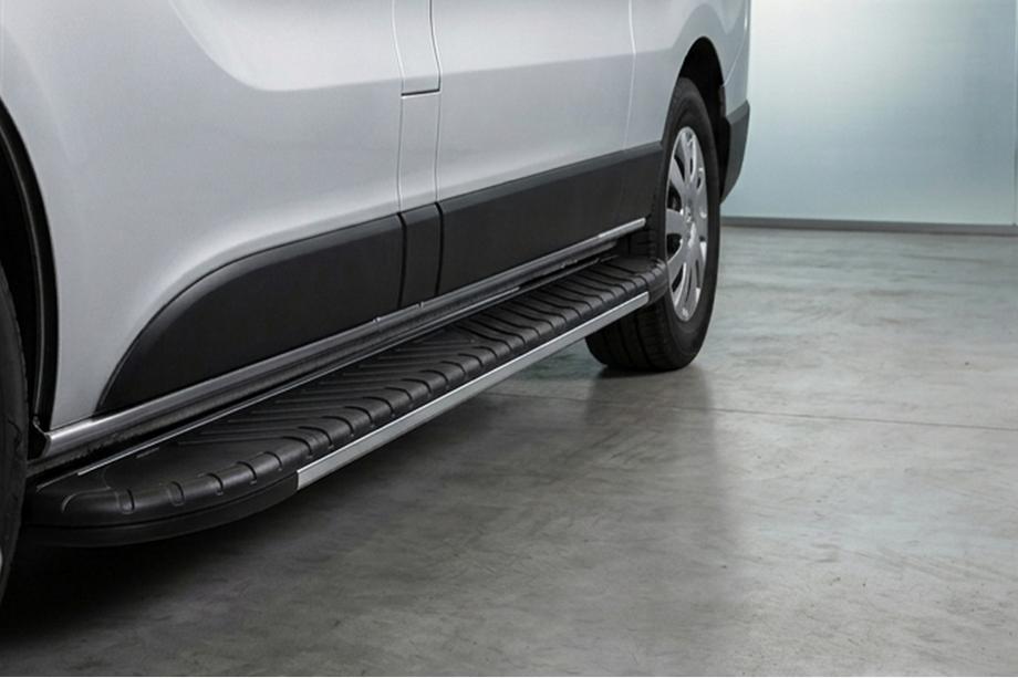 Renault Trafic 2015- Side Steps Bosphorus Grey (2 pcs, Aluminum) Image