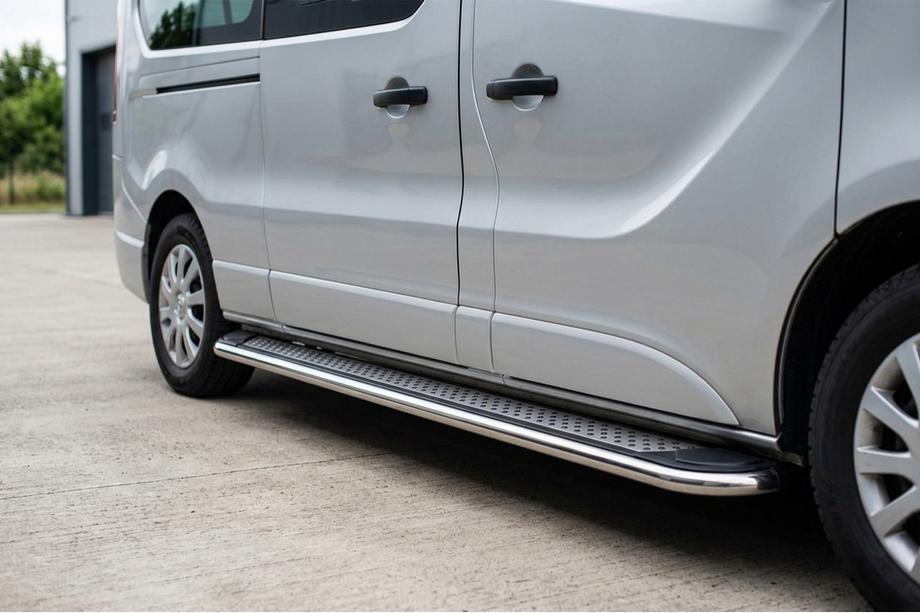 Renault Trafic 2015- Side Steps Maydos V2 (2 pcs, Aluminum) Image
