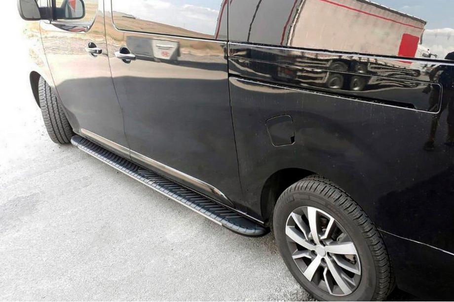 Citroen Jumpy/Dispatch 2017- Side Steps Bosphorus Grey (2 pcs, Aluminum) Photo 1