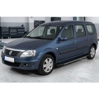 Side Steps Bosphorus Grey (2 pcs, Aluminum) Dacia Logan MCV 2004-2014 photo 1