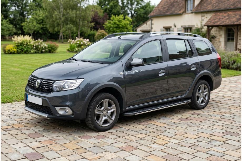 Dacia Logan MCV 2013-2020 Side Steps Bosphorus Grey (2 pcs, Aluminum) Image