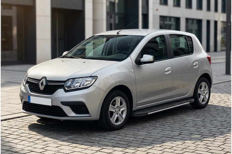 Dacia Sandero 2013-2020 Side Steps Bosphorus Grey (2 pcs, Aluminum) Photo 1