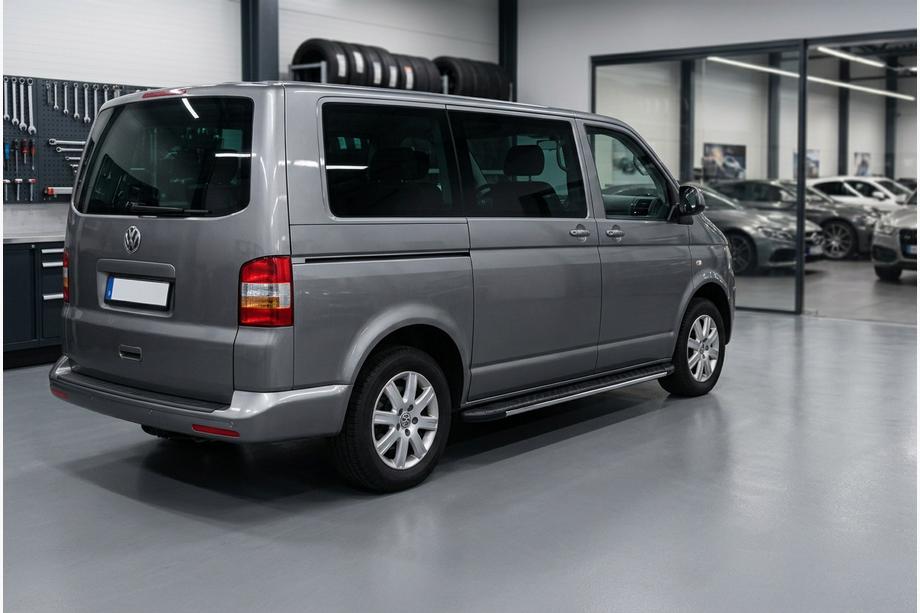 Volkswagen T5 Transporter 2003-2010 Side Steps Bosphorus Grey (2 pcs, Aluminum) Photo 1