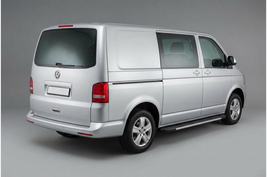 Volkswagen T5 2010-2015 Side Steps Bosphorus Grey (2 pcs, Aluminum) Image