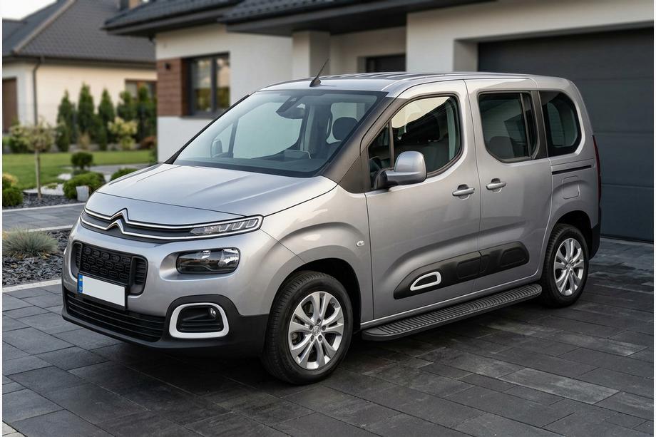 Citroen Berlingo/Multispace 2018- Side Steps Tayga Black (2 pcs, Aluminum) Image